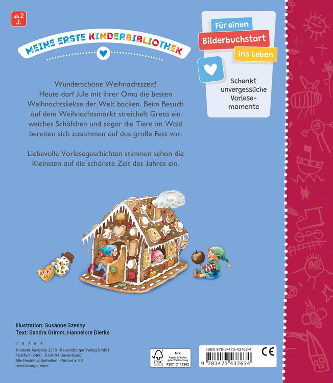 Produktbild: Meine erste Kinderbibliothek - Meine ersten Weihnachts-Geschichten