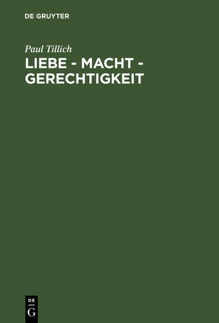 Produktbild: Liebe - Macht - Gerechtigkeit