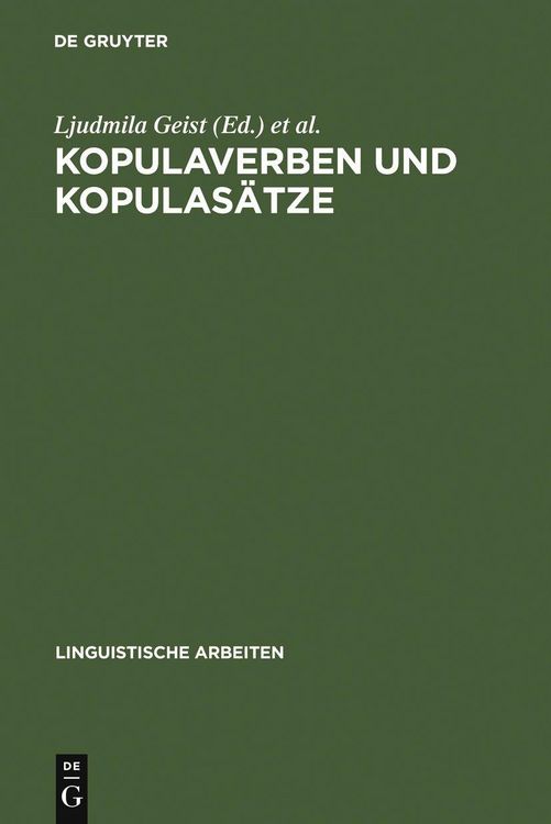 Produktbild: Kopulaverben und Kopulas&auml;tze