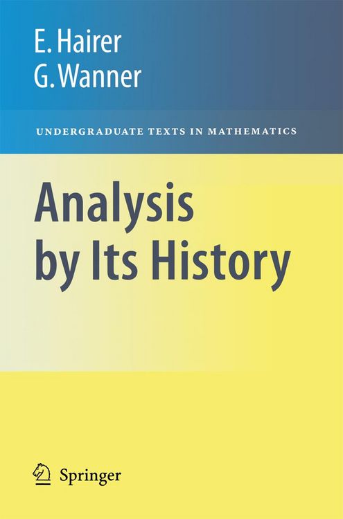 Produktbild: Analysis by Its History