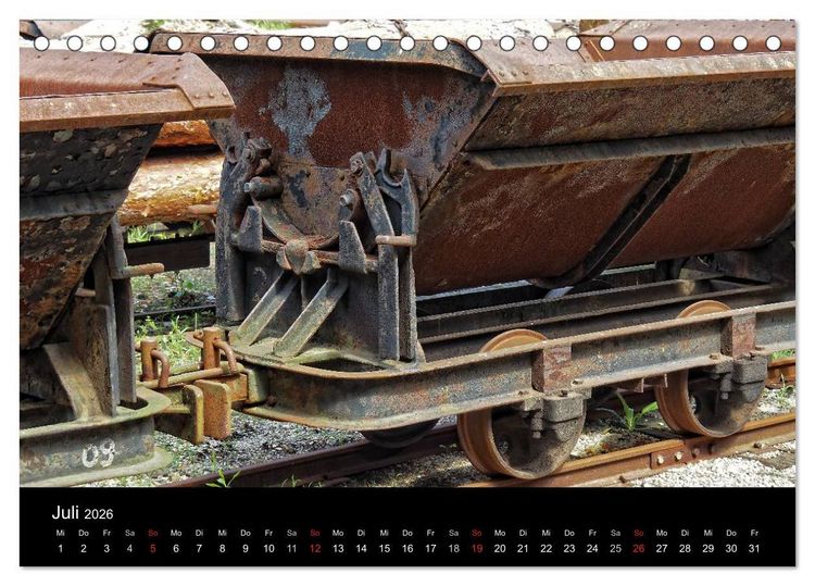 Produktbild: Waldeisenbahn Bad Muskau (Tischkalender 2026 DIN A5 quer), CALVENDO Monatskalender