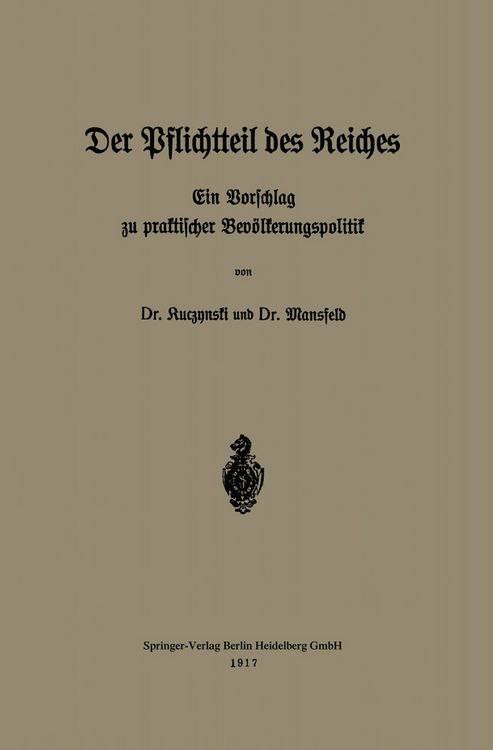 Produktbild: Der Pflichtteil des Reiches
