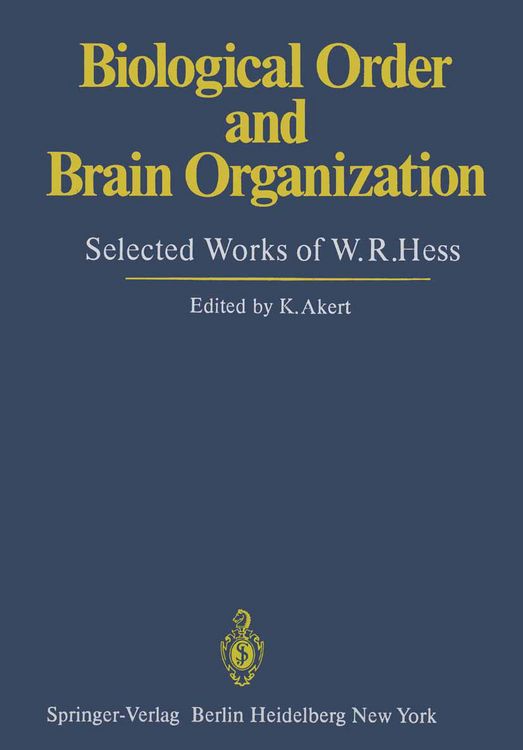 Produktbild: Biological Order and Brain Organization