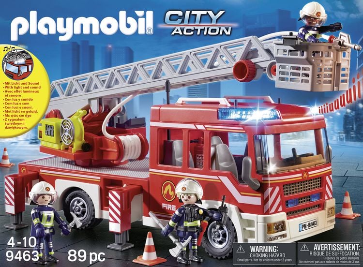 Produktbild: PLAYMOBIL&reg; 9463 City Action Feuerwehr-Leiterfahrzeug