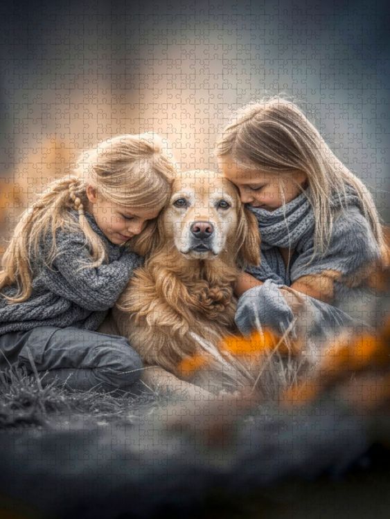 Produktbild: CALVENDO Puzzle Vertraut und gl&uuml;cklich miteinander - den Moment genie&szlig;en | 1000 Teile Lege-Gr&ouml;&szlig;e 64x48cm Foto-Puzzle f&uuml;r gl&uuml;ckliche Stunden