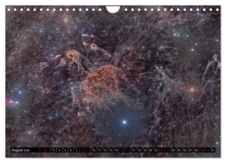 Produktbild: Deepsky XVIII (Wandkalender 2026 DIN A4 quer), CALVENDO Monatskalender