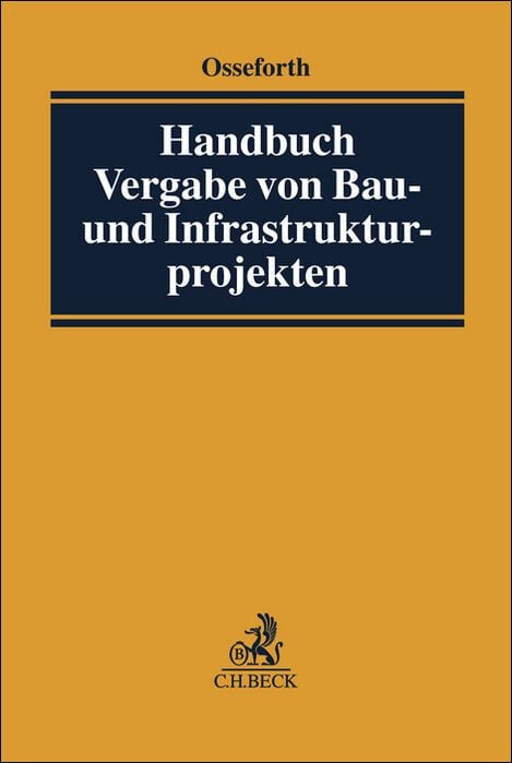 Produktbild: Handbuch Vergabe von Bau- und Infrastrukturprojekten