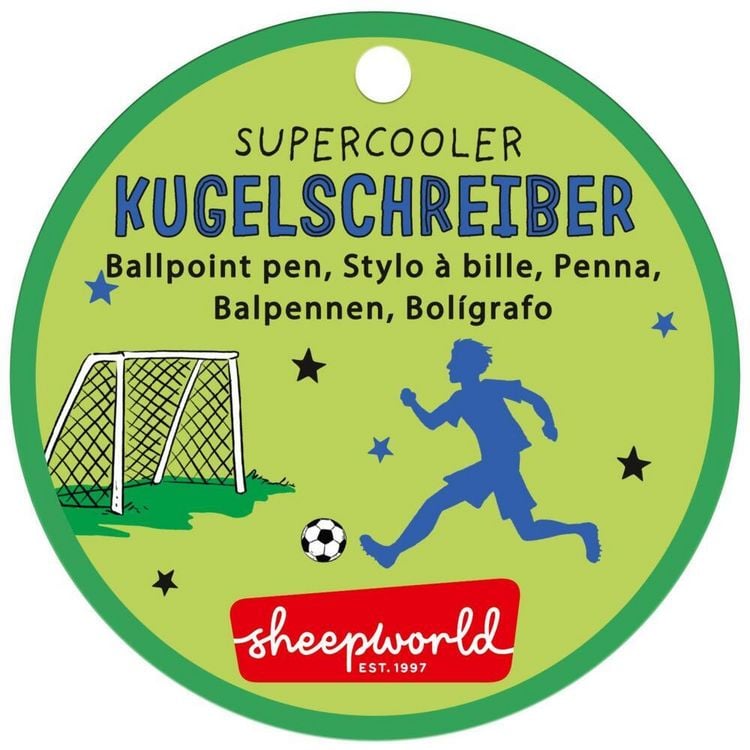 Produktbild: Kugelschreiber Motiv "Fu&szlig;ball"