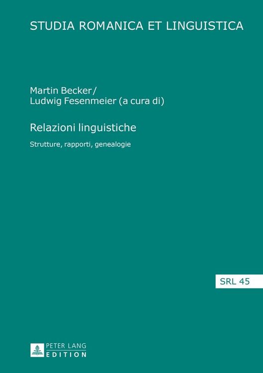 Produktbild: Relazioni linguistiche