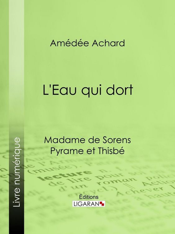 Produktbild: L'Eau qui dort
