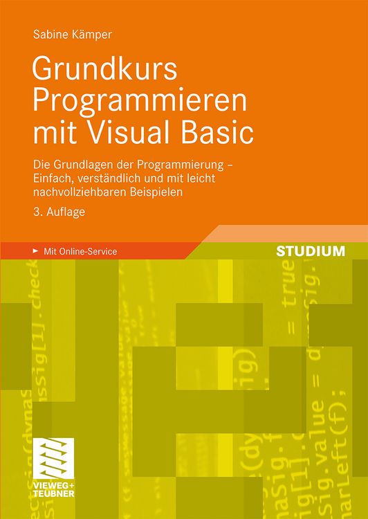 Produktbild: Grundkurs Programmieren mit Visual Basic