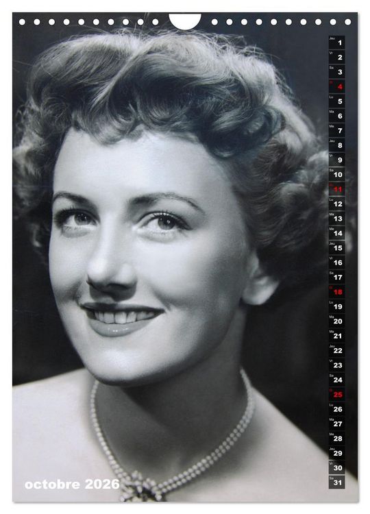 Produktbild: Deux mannequins des ann&eacute;es 1950 - Les jumelles Thea et Helga (Calendrier mural 2026 DIN A4 horizontal), CALVENDO calendrier mensuel