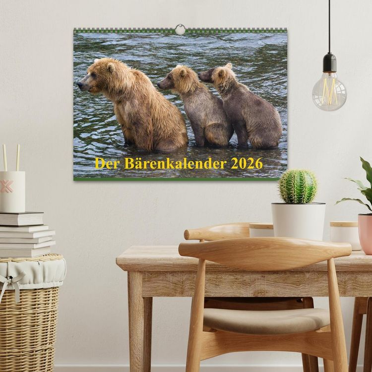 Produktbild: Der B&auml;renkalender 2026 CH-Version (Wandkalender 2026 DIN A3 quer), CALVENDO Monatskalender