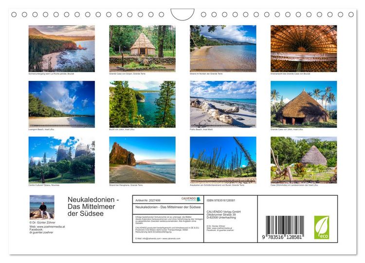 Produktbild: Neukaledonien - Das Mittelmeer der S&uuml;dsee (Wandkalender 2026 DIN A4 quer), CALVENDO Monatskalender