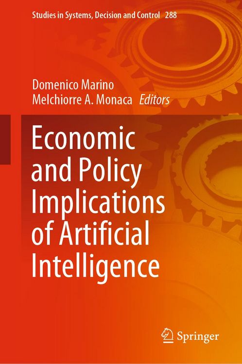 Produktbild: Economic and Policy Implications of Artificial Intelligence