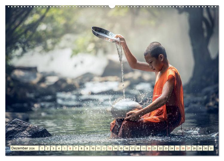 Produktbild: Magisches Asien. Menschen und Natur (hochwertiger Premium Wandkalender 2026 DIN A2 quer), Kunstdruck in Hochglanz