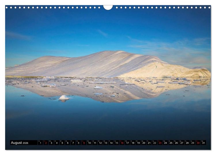 Produktbild: Ilulissat Eisfjord, Gr&ouml;nland. EIS - FORM UND LICHT (Wandkalender 2026 DIN A3 quer), CALVENDO Monatskalender