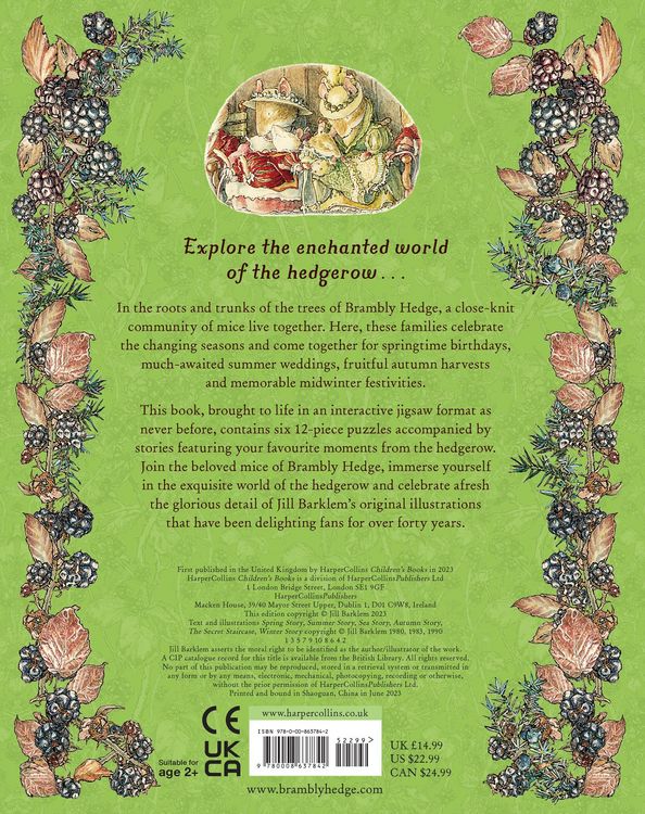 Produktbild: The Brambly Hedge Jigsaw Book