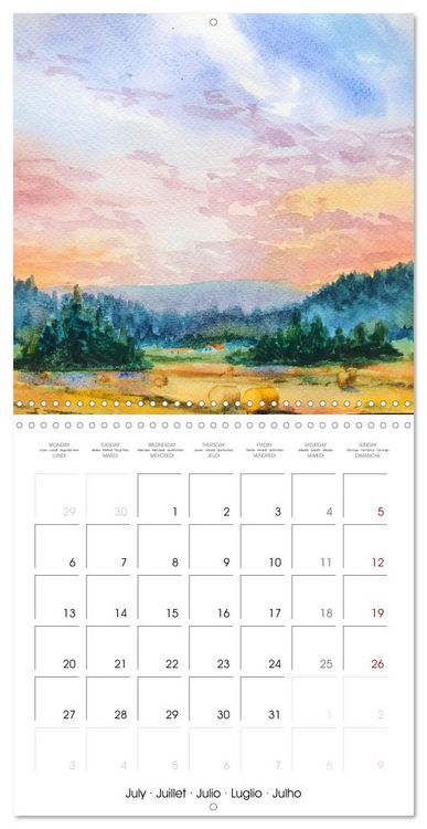 Produktbild: Autumn paintings (Wall Calendar 2026 12 &times; 12 Inch) CALVENDO 12 Month Wall Calendar