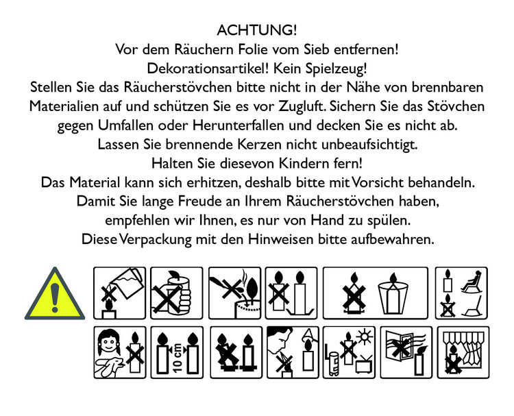 Produktbild: R&auml;ucherst&ouml;vchen aus Porzellan mit Sieb