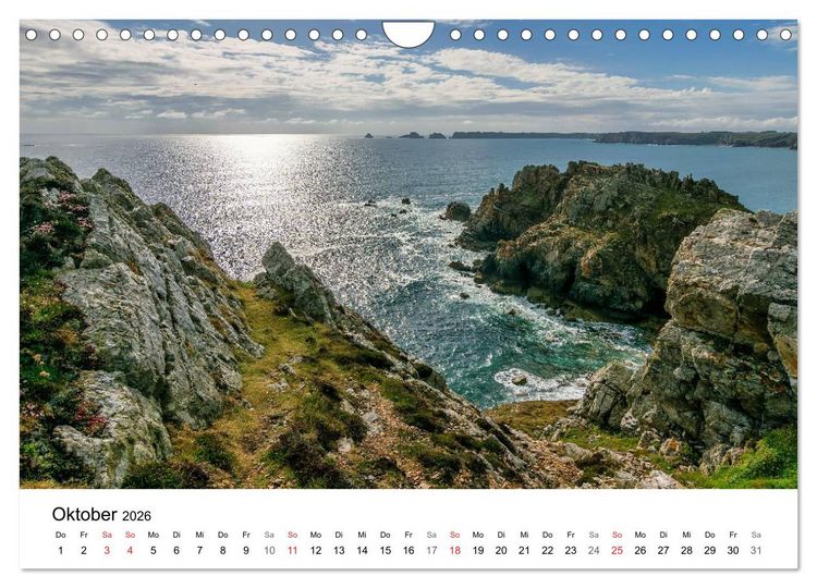 Produktbild: Bretagne &ndash; Die Halbinsel Crozon (Wandkalender 2026 DIN A4 quer), CALVENDO Monatskalender