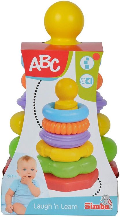Produktbild: Simba 104018158 - ABC Ringpyramide 6-teilig