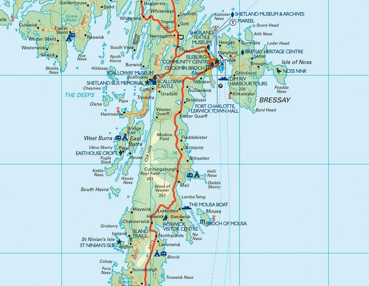 Produktbild: Shetland Pocket Map Mfo