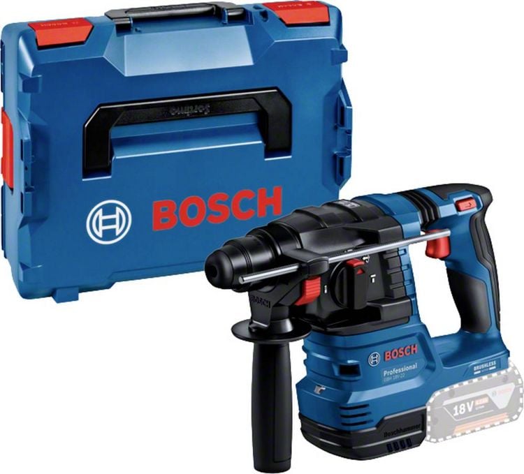 Produktbild: Bosch Professional GBH 18V-22 SDS-Plus-Akku-Bohrhammer 18 V Li-Ion ohne Akku, ohne Ladeger&auml;t, inkl. Koffer