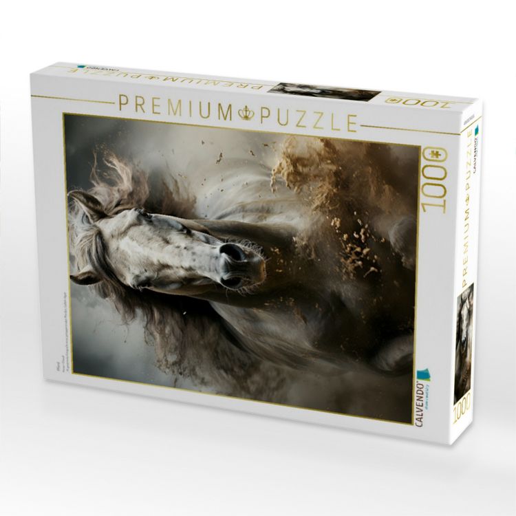 Produktbild: CALVENDO Puzzle Pferd | 1000 Teile Lege-Gr&ouml;&szlig;e 64x48cm Foto-Puzzle f&uuml;r gl&uuml;ckliche Stunden