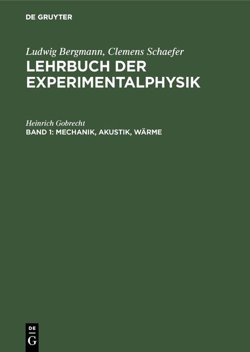 Produktbild: Mechanik, Akustik, W&auml;rme