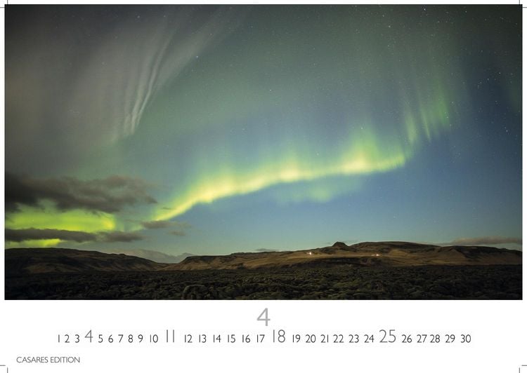 Produktbild: Polarlicht Kalender 2027 &ndash; Wandkalender | Fotokalender Naturkalender 35x50cm Grosses Format - Erleben Sie die Magie der Aurora Borealis &ndash; f&uuml;r Naturenthusiasten