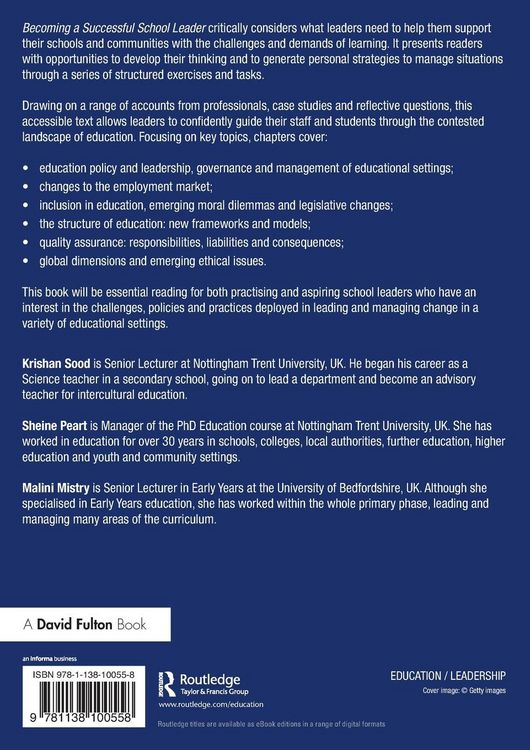 Produktbild: Becoming a Successful School Leader