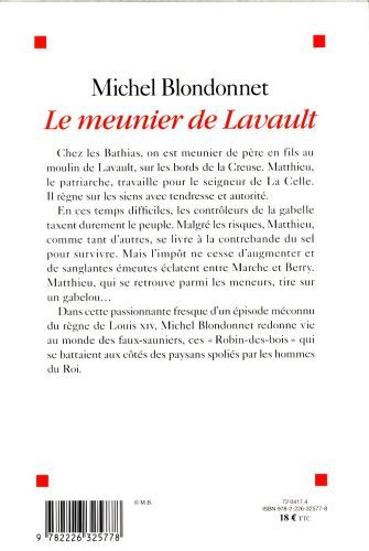 Produktbild: Le meunier de Lavault