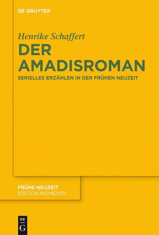 Produktbild: Der Amadisroman