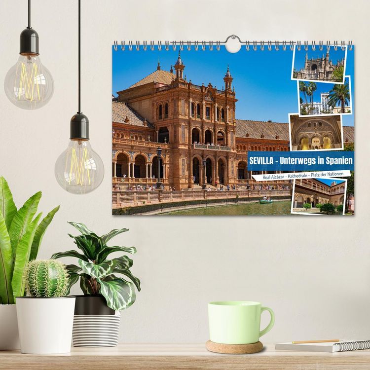 Produktbild: Sevilla - Unterwegs in Spanien (Wandkalender 2026 DIN A4 quer), CALVENDO Monatskalender