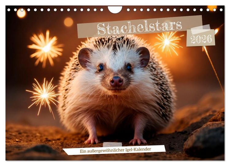Produktbild: Stachelstars (Wandkalender 2026 DIN A4 quer), CALVENDO Monatskalender