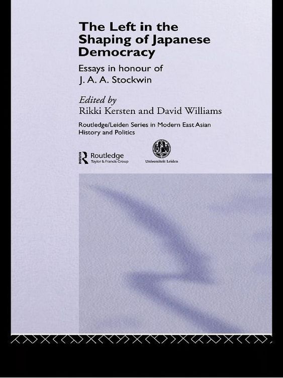 Produktbild: The Left in the Shaping of Japanese Democracy
