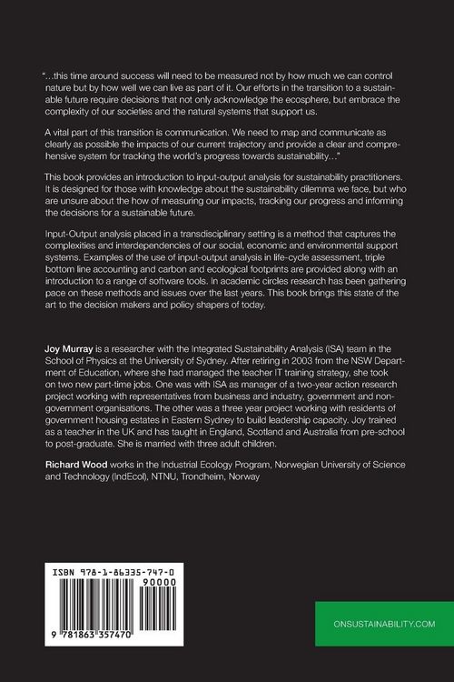 Produktbild: The Sustainability Practitioner's Guide to Input-Output Analysis
