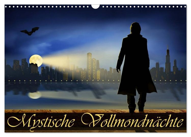 Produktbild: Mystische Vollmondn&auml;chte (Wandkalender 2026 DIN A3 quer), CALVENDO Monatskalender