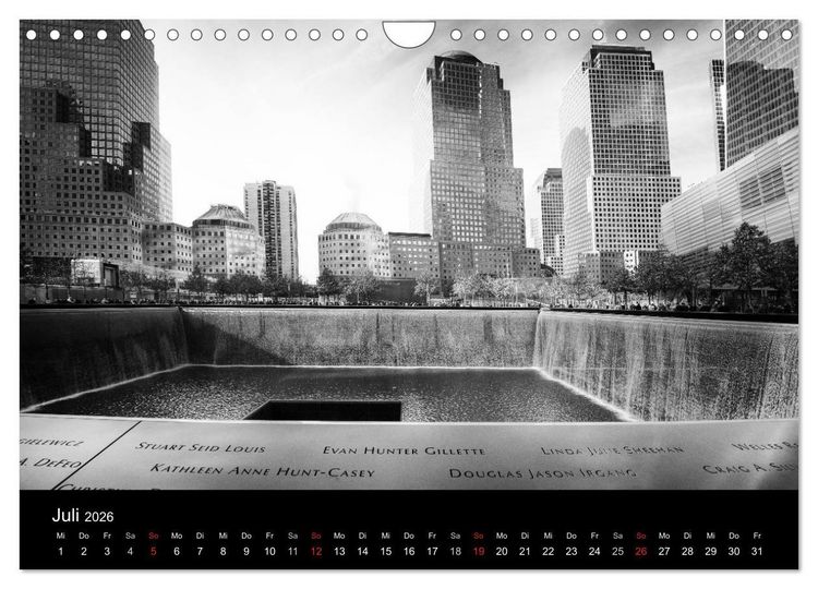 Produktbild: New York 2026 (Wandkalender 2026 DIN A4 quer), CALVENDO Monatskalender