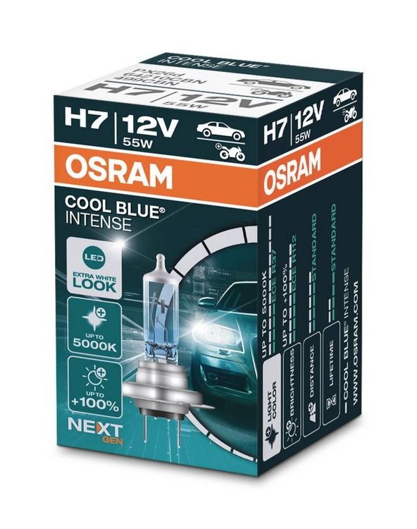 Produktbild: Osram Automotive 64210CBN Halogen Leuchtmittel COOL BLUE&reg; INTENSE H7 55W 12V
