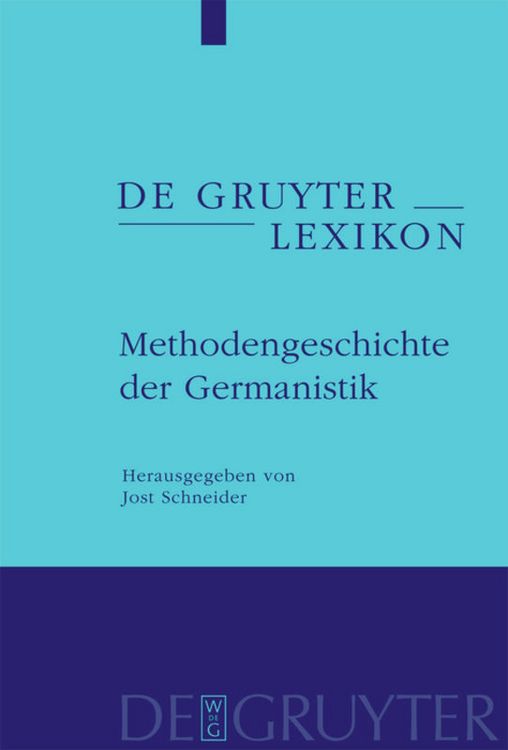 Produktbild: Methodengeschichte der Germanistik