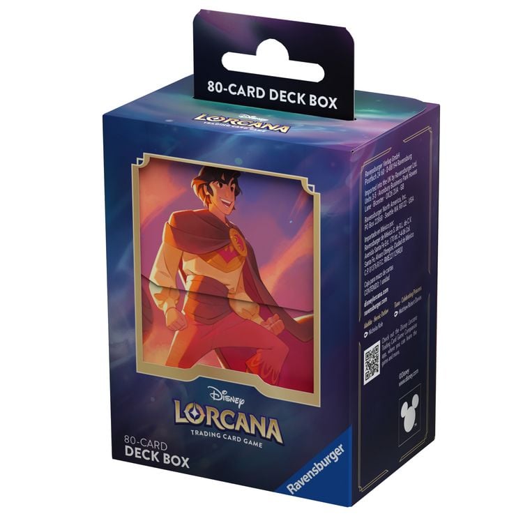 Produktbild: Disney Lorcana TCG: Himmelsleuchten - Deck Box Aladdin