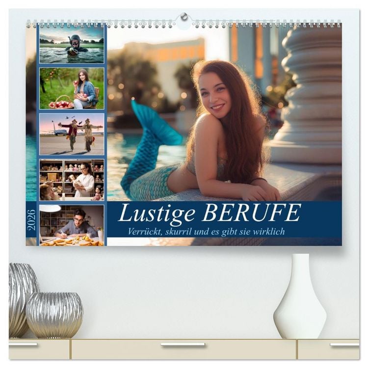 Produktbild: Lustige Berufe (hochwertiger Premium Wandkalender 2026 DIN A2 quer), Kunstdruck in Hochglanz