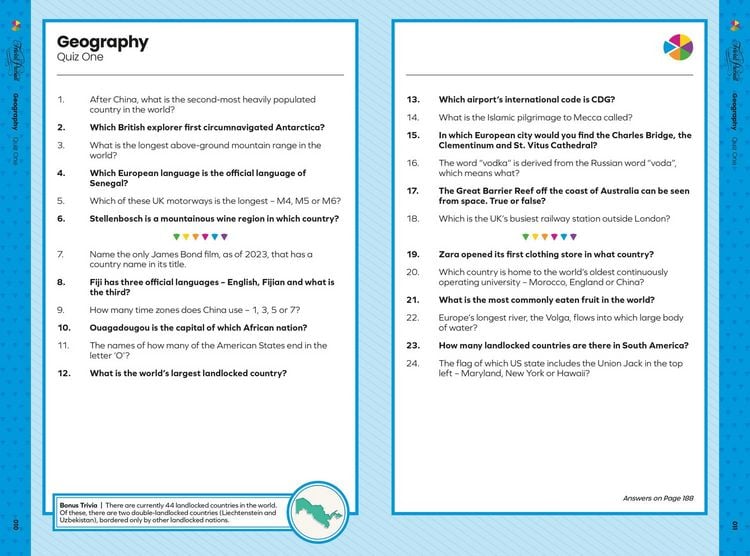 Produktbild: Trivial Pursuit Quiz Book