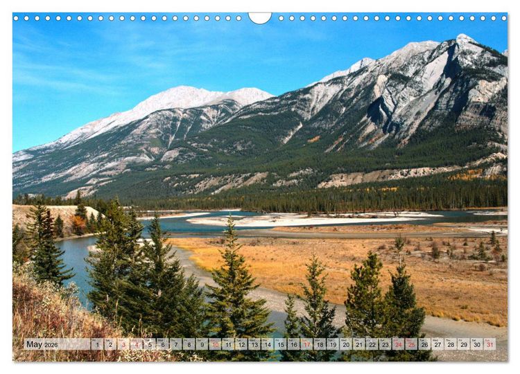 Produktbild: Indian Summer in the Canadian Rockies (Wall Calendar 2026 DIN A3 landscape), CALVENDO 12 Month Wall Calendar