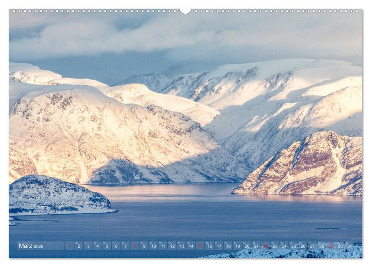 Produktbild: Norwegen - Mythos Landschaften (hochwertiger Premium Wandkalender 2026 DIN A2 quer), Kunstdruck in Hochglanz