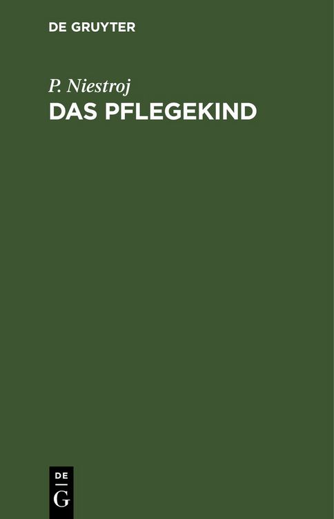 Produktbild: Das Pflegekind