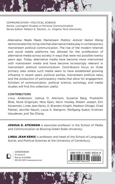 Produktbild: Alternative Media Meets Mainstream Politics
