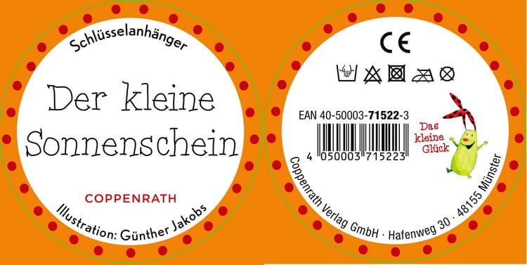 Produktbild: Schlüsselanhänger Der kleine Sonnenschein